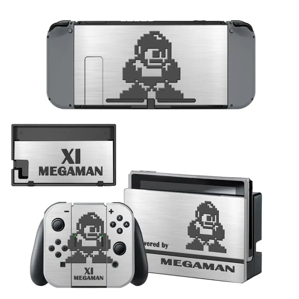 

Стильная виниловая наклейка Megaman 6 стилей, наклейка для консоли Nintendo Switch NS NX, защита консоли, игровой аксессуар NintendoSwitch