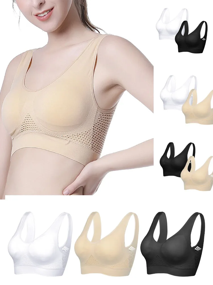 

Bra Sports Bra seamless plus size sexy push up bralette Women's Bra Without Frame bones top Female Pitted Wireless bra Tube Top