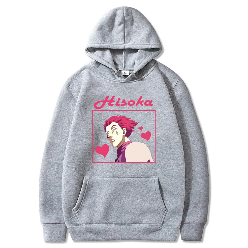 

Hunter X Hunter Japanese Anime Hoodies Men Women Pullovers Hoodies Sweatshirts Killua Zoldyck Hisoka 90s Hoody Hoodies Unisex