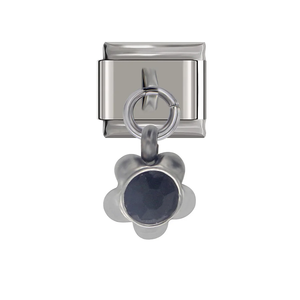 Hapiship новейший оригинальный цветок маргаритки черный горный хрусталь высокого