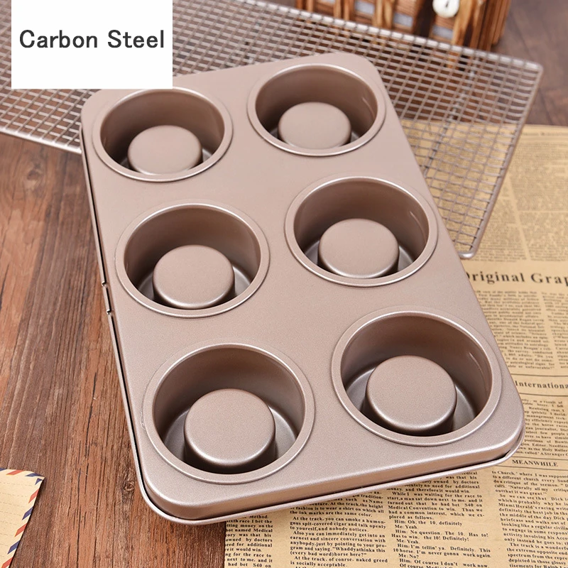 

1 set of carbon steel baking mold mini cake mold/muffin tart cake baking pan non-stick mold shortbread pan baking pan