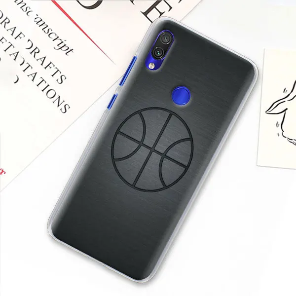 Черный чехол для Xiaomi mi A3 A1 A2 8 Lite 9T CC9E Play Red mi K20 Pro 7A Note 7 7S твердый прозрачный чехол - Цвет: 01