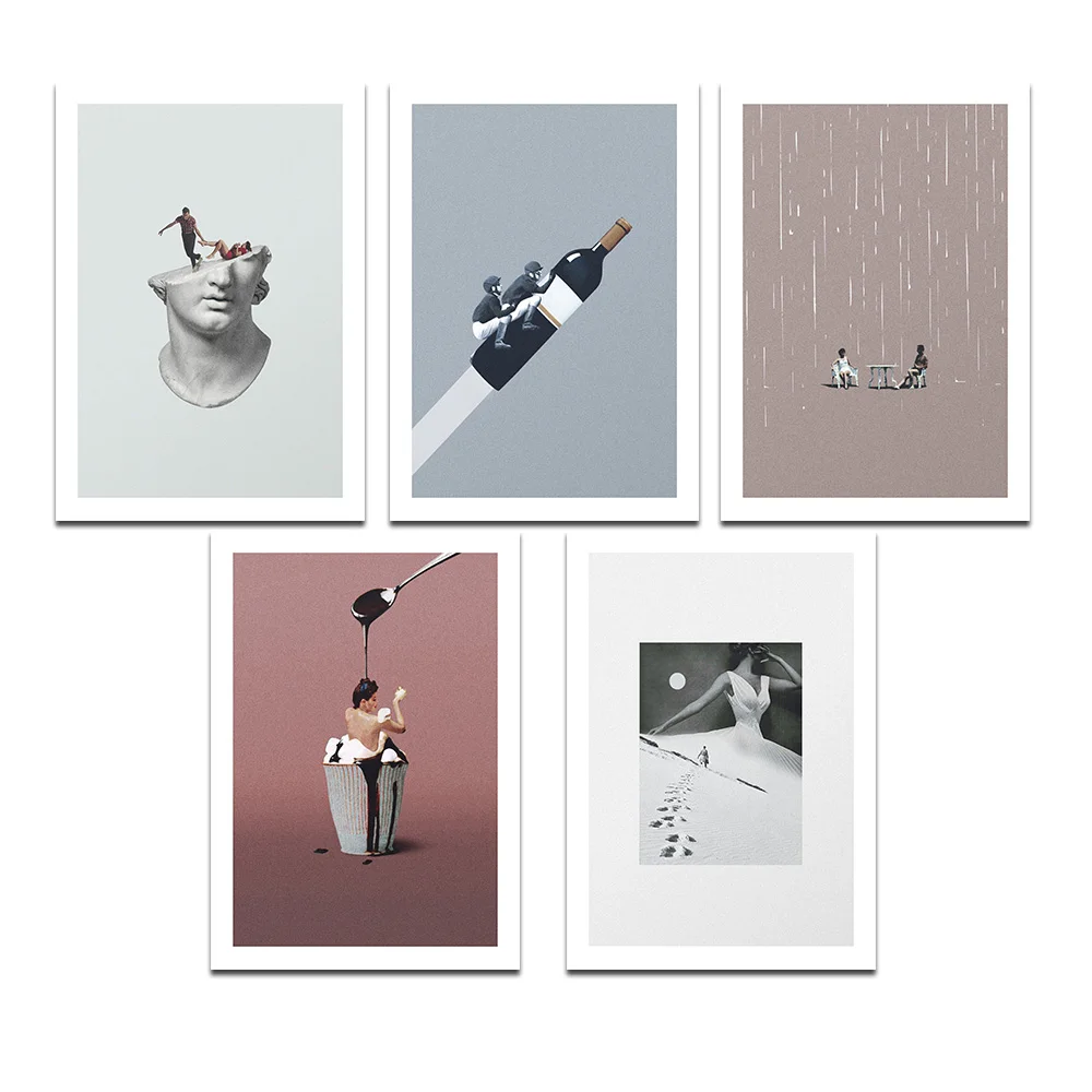 Абстрактный сахар Ванна Снежная нога печать на свадебное платье холст картина