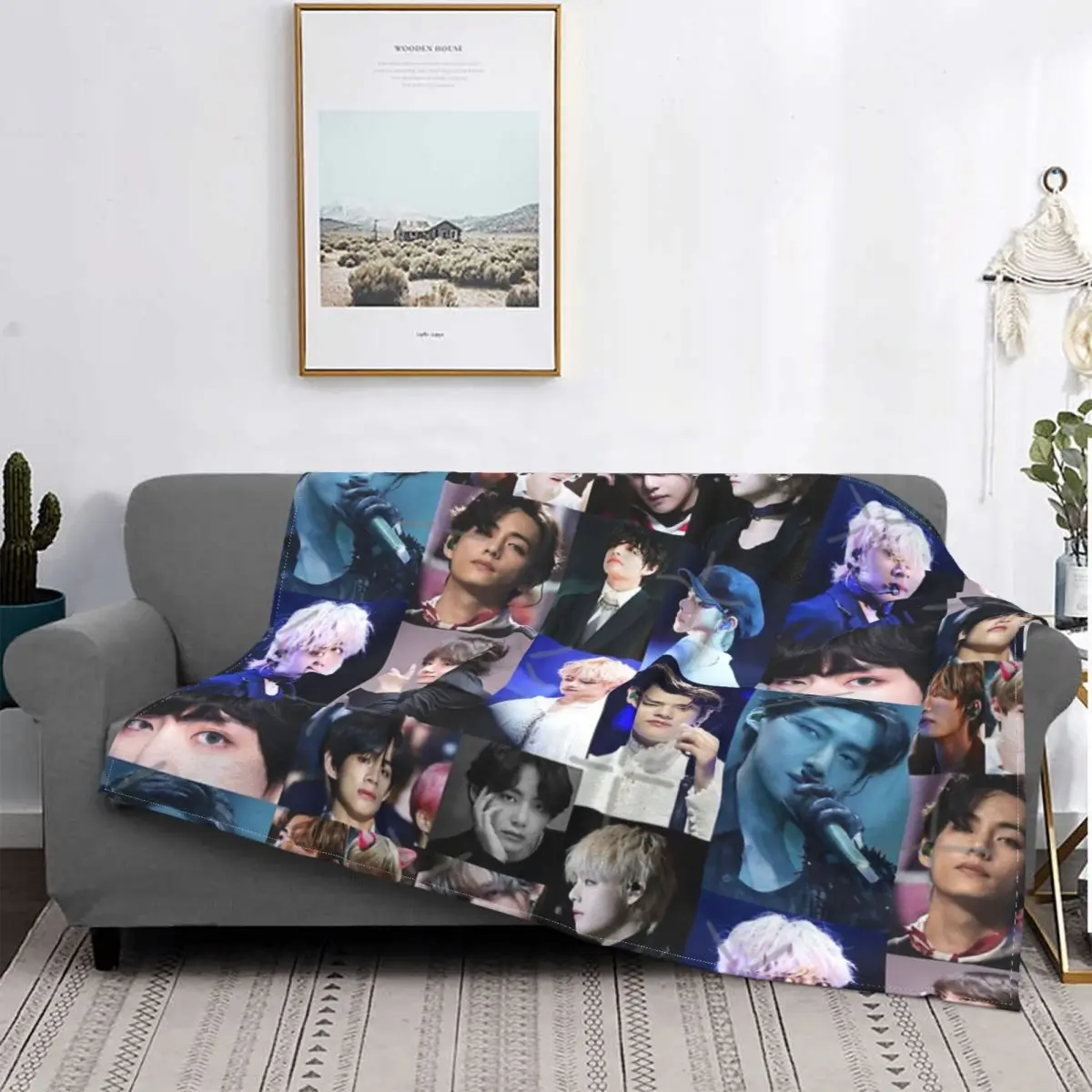 

Одеяло Kim Taehyung V-Bts 02, покрывало для кровати, плед, покрывало для дивана, летнее одеяло, одеяло для кровати
