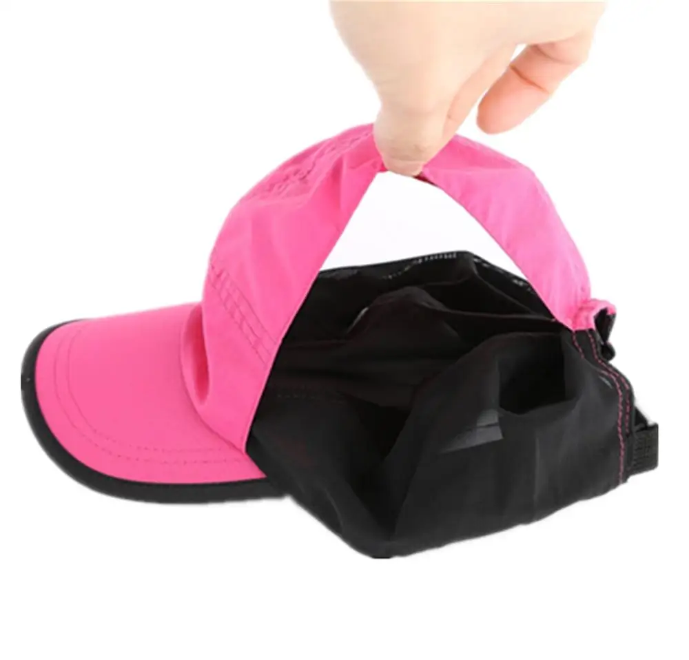 Женская легкая бейсбольная кепка с сеткой регулируемая быстросохнущая УФ-защита