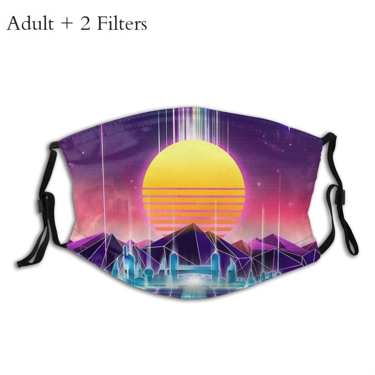Неоновая Пыленепроницаемая Маска вокруг рта для мужчин и женщин с