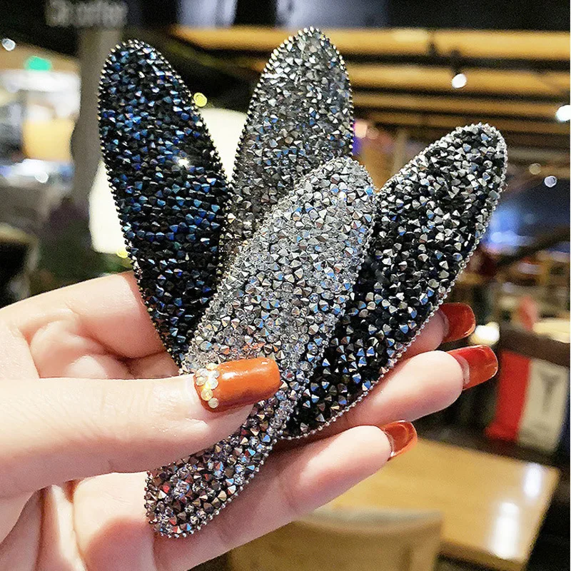 

Дизайнерская квадратная овальная повязка на голову, хрустальные заколки для волос для маленьких девочек, аксессуары для волос, женское бан...