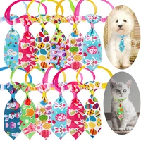 100pcs easter dog accessories small dog ties rabbit easter eggs pet dog cat puppy neckties bowties cute holiday pet supplies