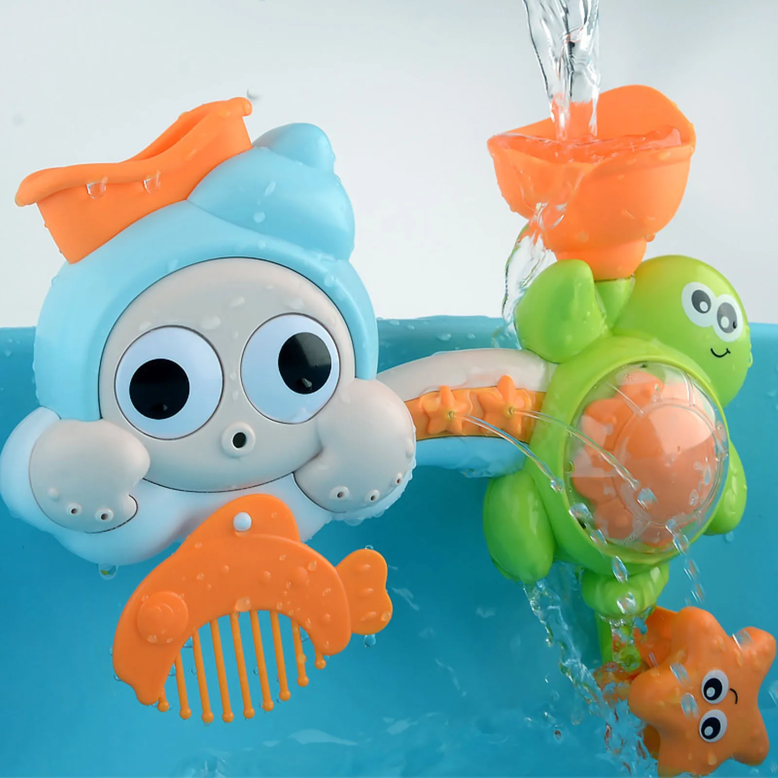 

Cute Baby Bath Toys Bathroom Play Water Spraying Tool Clouds Shower Floating Toys Kids Bathroom Water Toys Early Educational