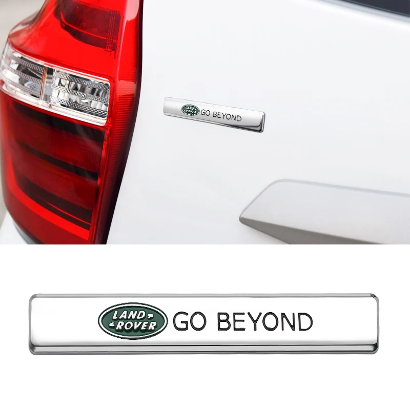 

1/2pcs 3D Metal Car Body Rear Trunk Emblem Badge Decoration Sticker For Land Rover Discovery Range Rover Evoque Sport Defender