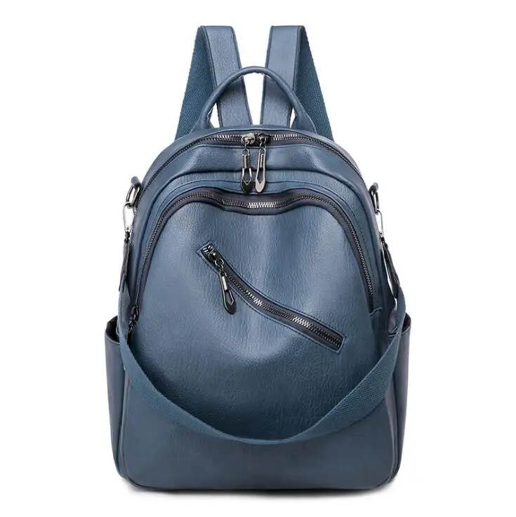 

2022 Women Casual Backpack PU Shoulder Bag Shoulder Bag Girl Backpack