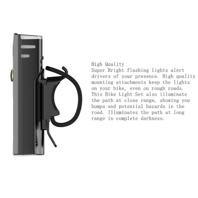 

Light Sensor Bicycle Highlight LED Safety Lamp Easy to Install for Road Mountain Bike Cycling Lighting Repair Modificate D2TC