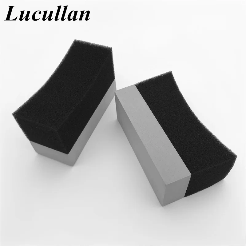 Щеточка Lucullan U-образная для полировки шин составная губка ARC Edge губчатая шина 2 шт.