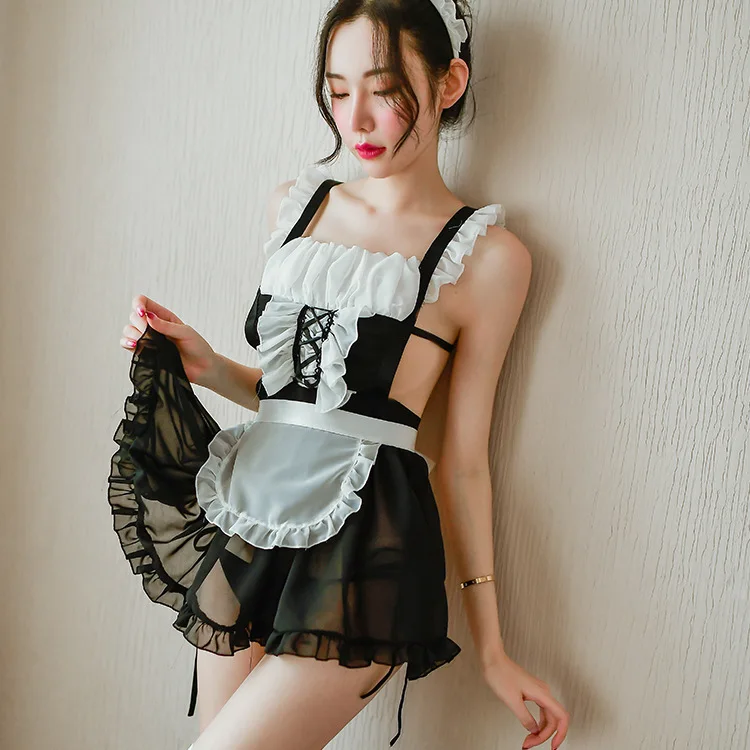

Sexy lingerie sexy perspective cosplay pretty cute maid uniform temptation maid suit