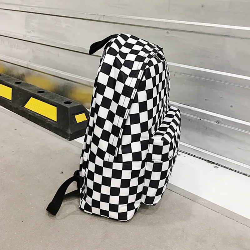 Женский клетчатый нейлоновый рюкзак унисекс для путешествий ноутбука школьные