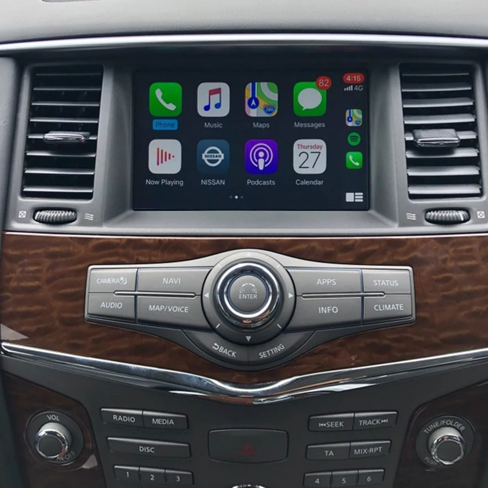Беспроводной Android автомобильный Apple CarPlay модуль для Nissan патруль Y62 Y61 Y60