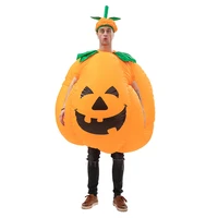 women man inflatable costume pumpkin cosplay for adult funny party dress halloween carnival performance jumpsuit