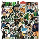 103050 шт., водостойкие стикеры Loki с изображением героев мультфильмов