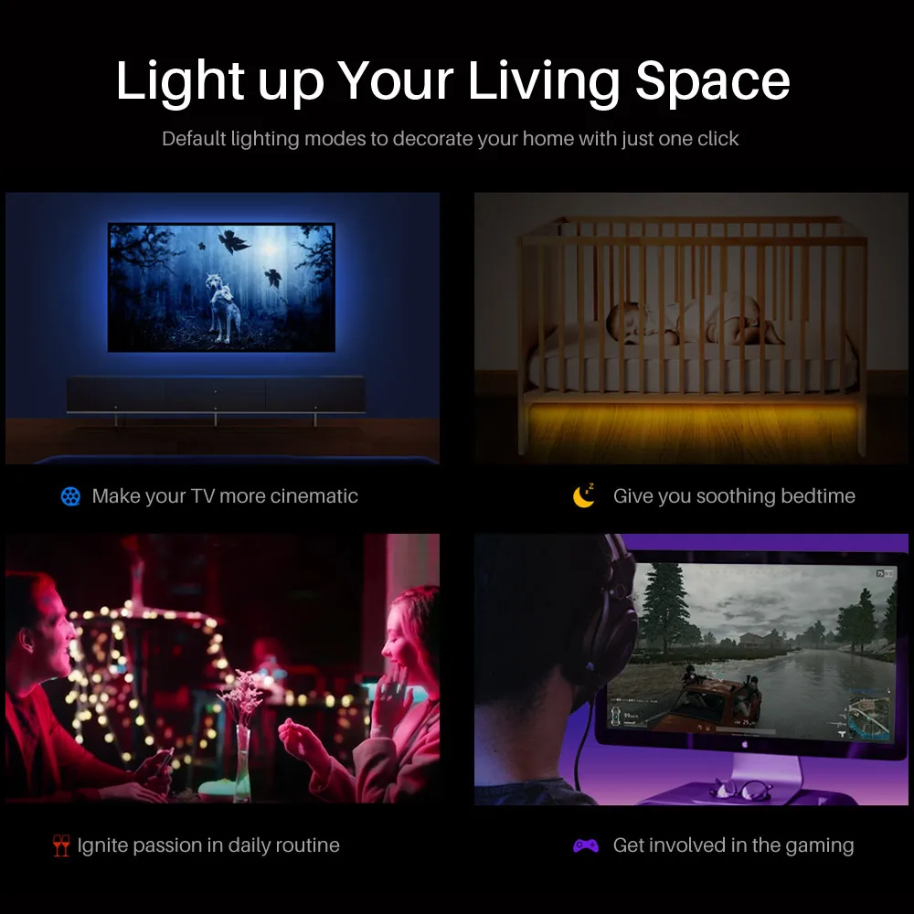 Умная Светодиодная лента SONOFF L1 с Wi Fi 2 м/5 м 5050 RGB контроллером приглушасветильник