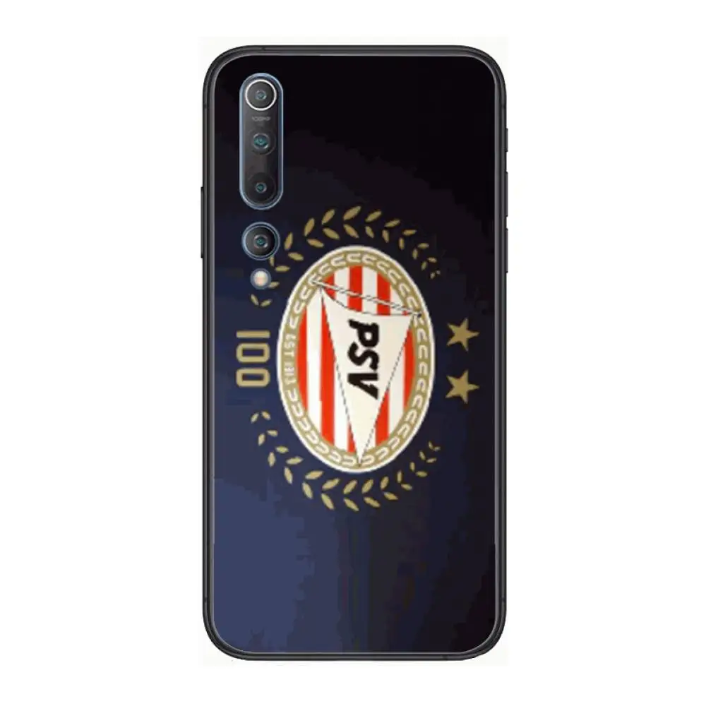 

Tpu PSV Eind hoven Football Phone Case For xiaomi mi11 5g 10 liti Ultra 9Pro SE 3 8 Note Anime Black Cover Silicone Back Pretty
