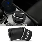 1 шт. автомобильная светодиодная портативная Бездымная пепельница, огнестойкая подставка для сигарет для Lada Granta Kalina Vesta Niva2109 ВАЗ Самара Et