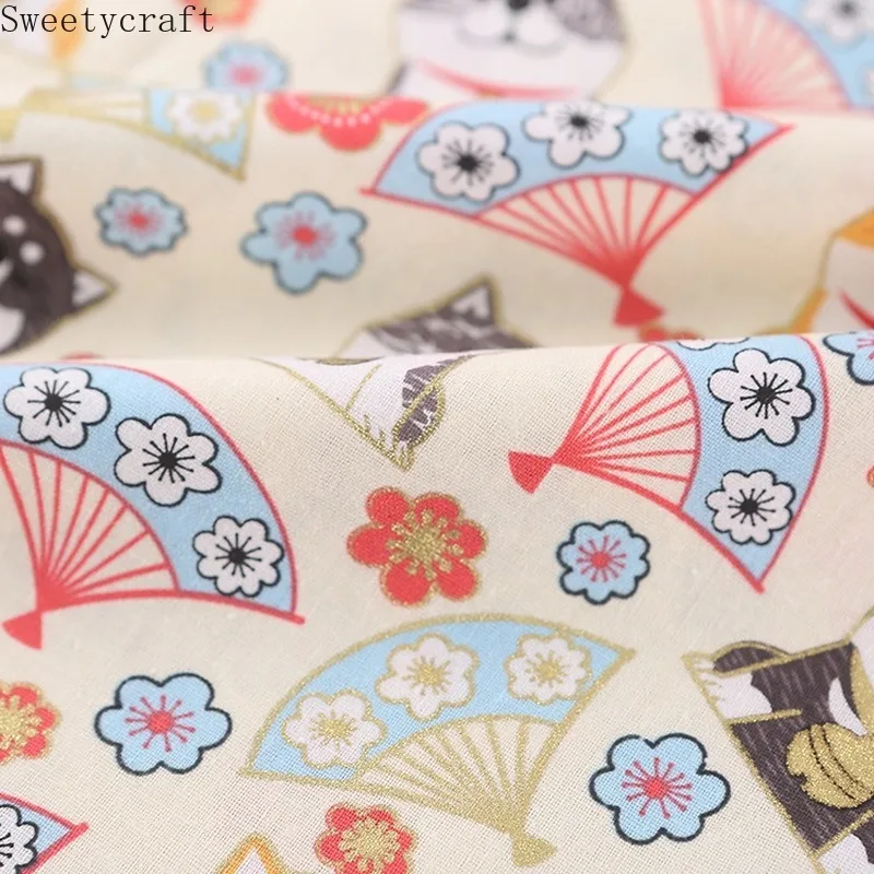 150х100смшиба ину собака печать бронзовая хлопчатобумажная ткань шитье стеганая