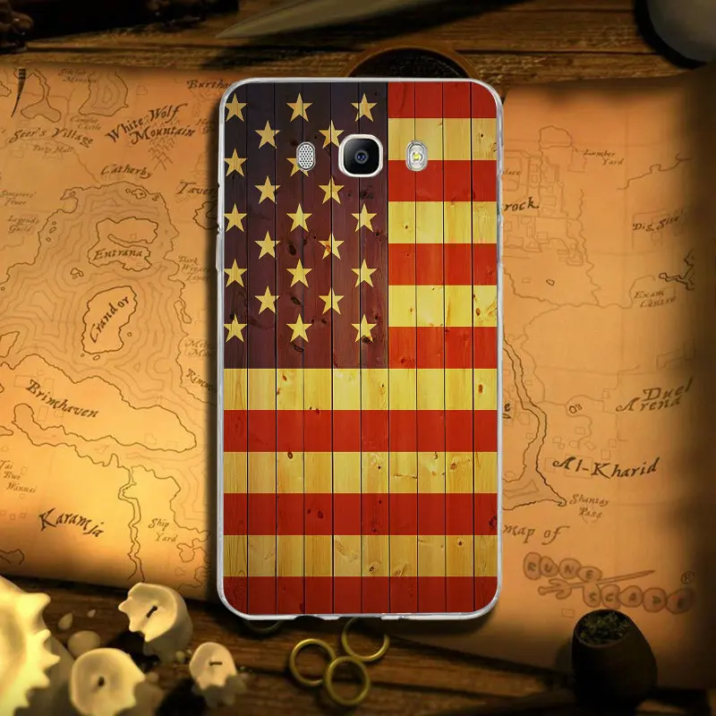 Чехлы для Samsung Galaxy Note 4 5 8 9 10 A10 A20 A30 A40 A50 A60 A70 A80 A90 M10 M20 M30 с американским флагом в стиле винтаж.