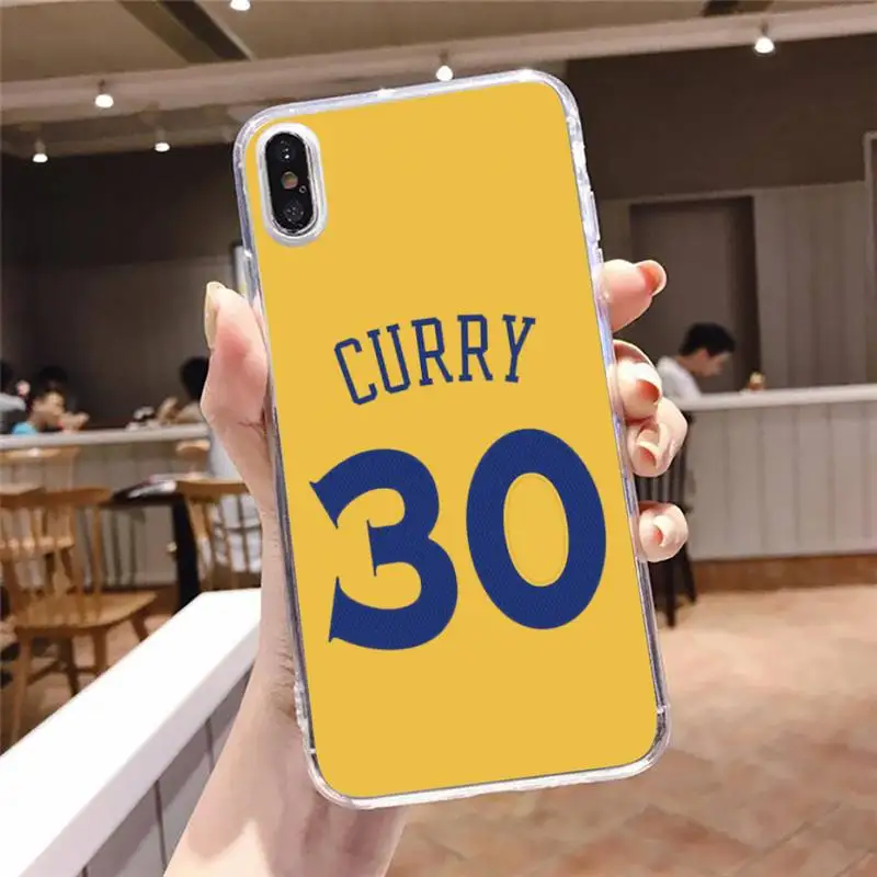 

Stephen Curry 30 basketball Phone Case Transparent soft For iphone 5 5s 5c se 6 6s 7 8 11 12 plus mini x xs xr pro max