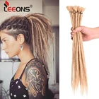Leeons 1020 прядей ручной работы дреды волосы для наращивания 20 