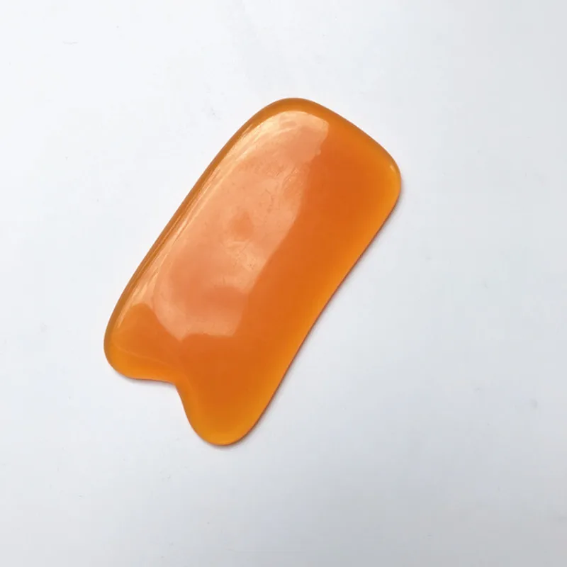 Orange Массажный инструмент Gua Sha, массажер для тела, доска Guasha, спа скребок для иглоукалывания, для лица, спины, рук, Прямая поставка - Цвет: Orange