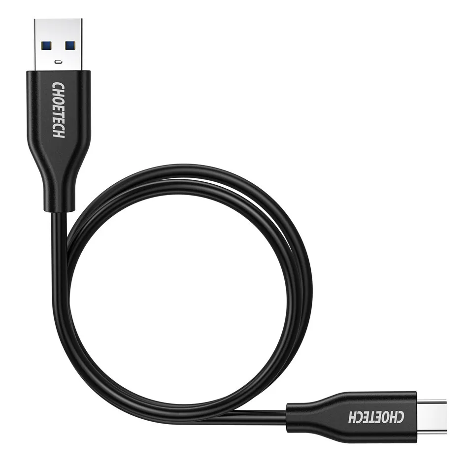 CHOETECH 5 Гбит/с USB 3,0 type C кабель для быстрой зарядки синхронизации данных USB C кабель для samsung S10 S9 S8 Plus type-C кабель для мобильного телефона