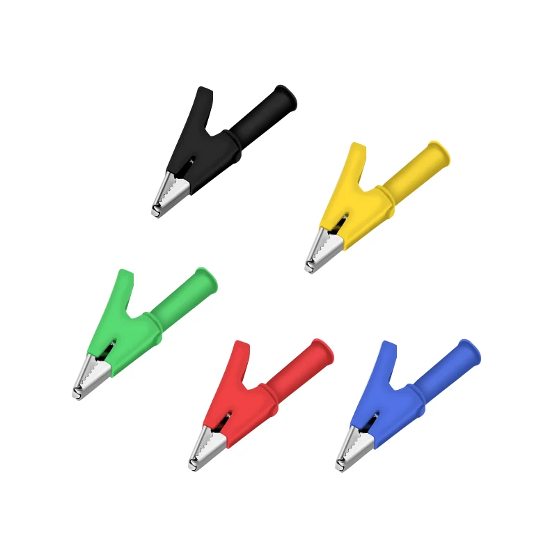 10 шт./лот 4 мм разъем батарея с высоким током чистая медь Аллигатор зажим открытие