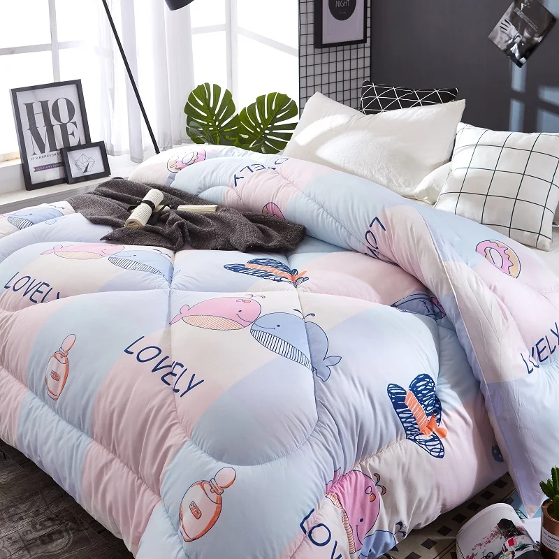 

SF Geometric Printed Double Quilts And Duvets For Adults Very Soft Quilts 4 Seasons Quilt Duvet Nordic Style Comforter Blanket