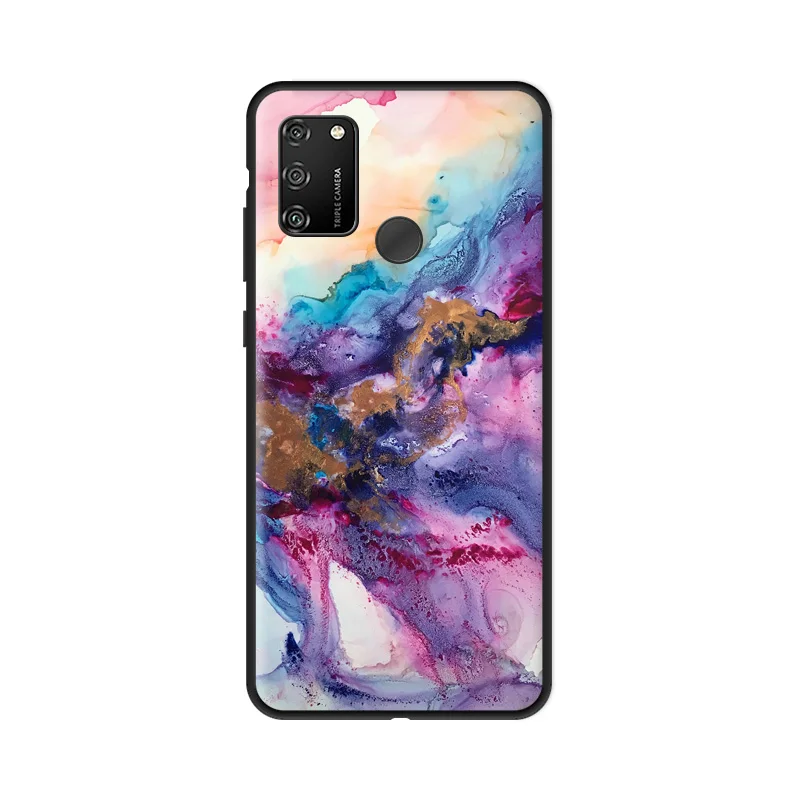 Чехол для телефона Huawei Honor Play 4 4T 3e 3 чехол с рисунком акварели и мрамора View 10 Lite 20 Pro