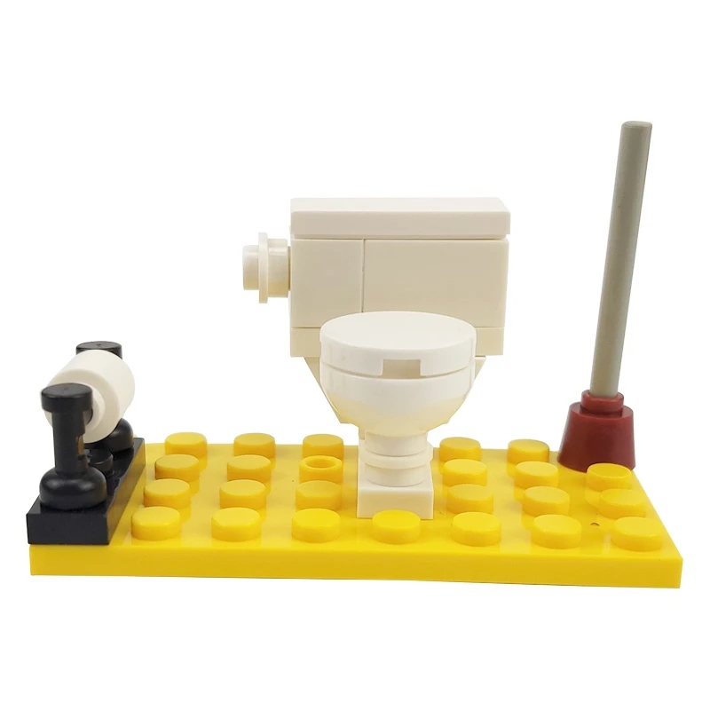 Фигурки друзей туалет банкомат телефонная коробка часы-пианино книжная полка