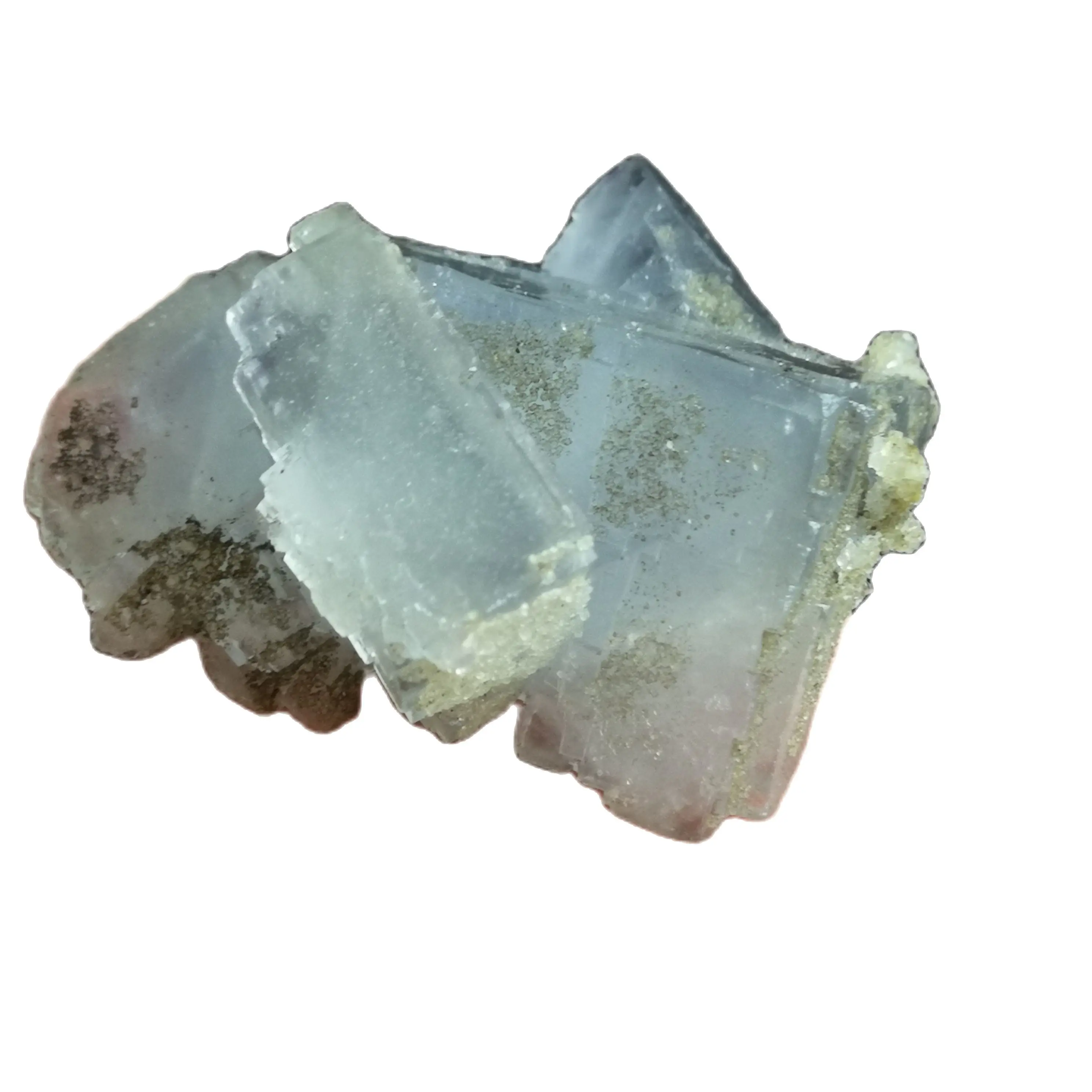 48 3 натуральные образцы минералов флюорита из морской синей скалы домашние