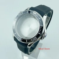 200m wr sea master diver300m style black white finish writing bezel sapphire crystal watch case mods fit eta2836 miyota movt