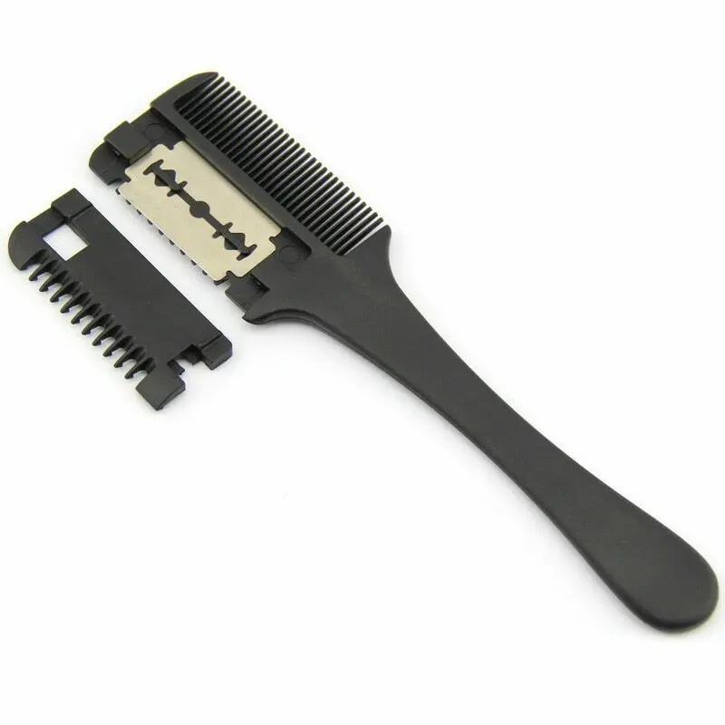 

1pc Hair Razor Comb Blades Inside Cutting Thinning Barbers Hairdressing Tool Modeling Tools Hair Salon Accessories Hair Clipper