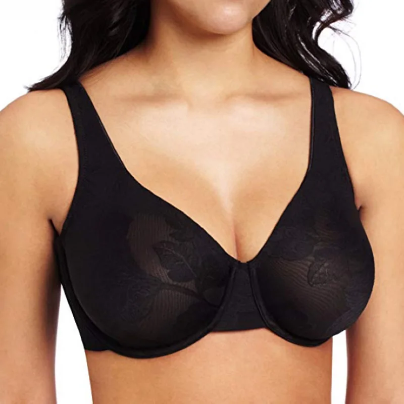 Женский ультратонкий бюстгальтер без подкладки с полным покрытием размеры 34 36 38