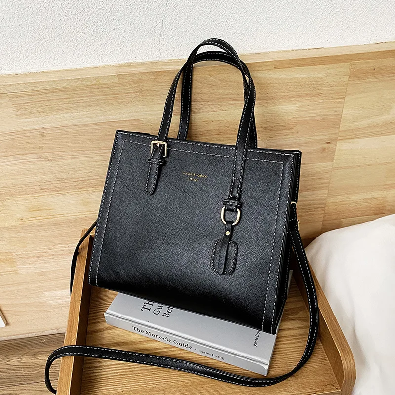 

Women handbag High capacity 2021 Trend Designer female shoulder bag PU Leather Tassels ladies totes lady Office bag bolsas