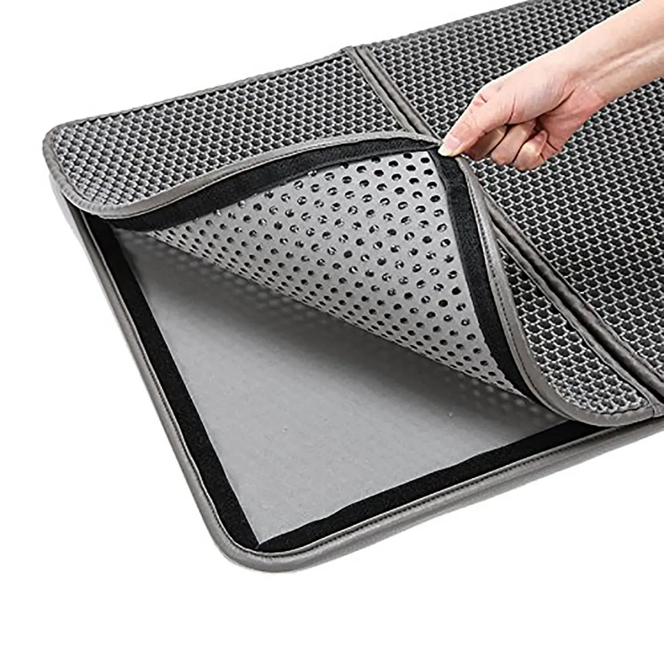 Наполнитель для кошачьего туалета NarwalDate двухслойный мягкий наполнитель из ЭВА