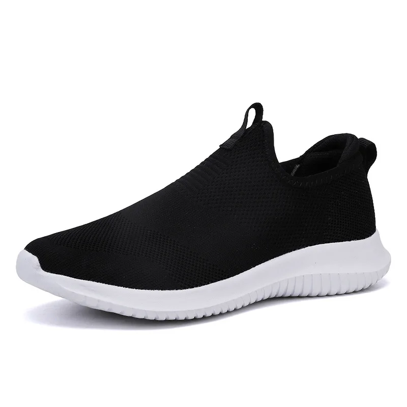 

2021 Men'S Casual Shoes Sneakers Summer Mesh Breathable Comfortable Loafers Footwears Slipon Walking Big Size 38-48