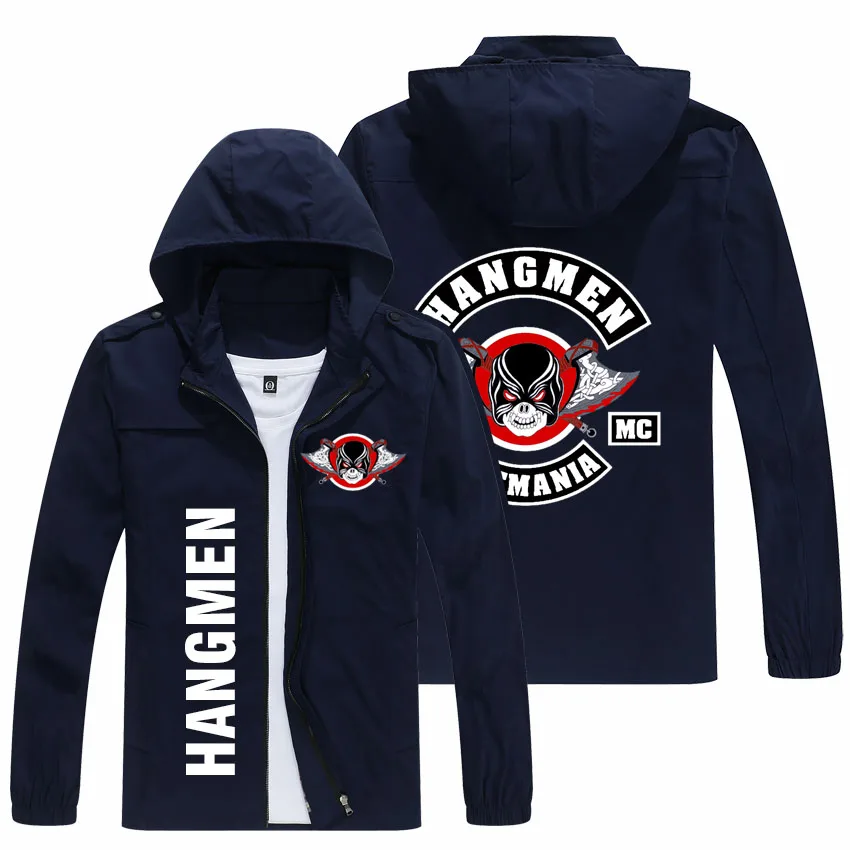 

2021 Hot-selling Cartoon Animation Printing New Hooded Jacket Men's Casual Windbreaker Printing Zipper Lace-up Hooded Jacket