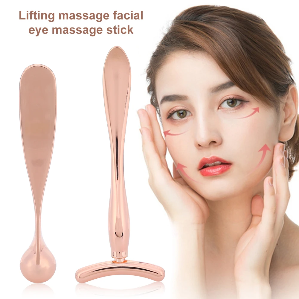 

Mini Eye Massage Stick Skin Care Anti Dark Circles Facial Massager DIY Eye Cream Mixing Spatula Scoop Anti Wrinkle Massage Stick