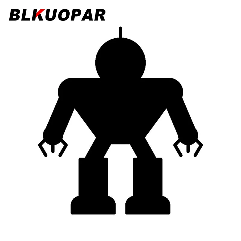 Наклейки BLKUOPAR для робота-автомобиля простой Забавный женский мотоциклетный шлем