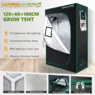 Гидропонная палатка Mars 120x60x180 см, для выращивания в помещении, Нетоксичная лампа