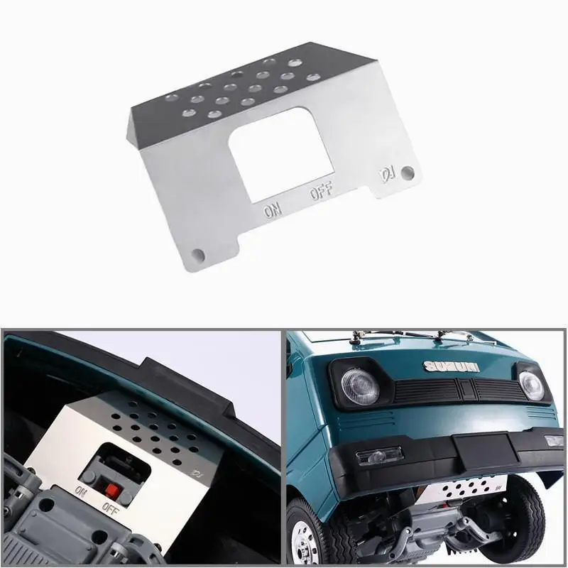

WPL-D12 1/10 SUZUKI CARRY RC minivan truck metal chassis armor front anti-collision plate