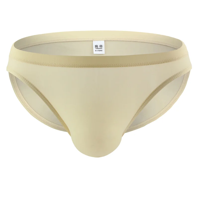 Сексуальное мужское нижнее белье трусы брифы бесшовные шелковые мужские