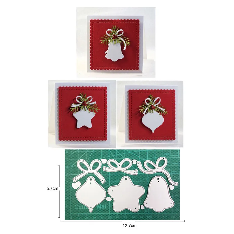 

Craft metal cutting dies cut die mold Christmas Ornaments Decoration Scrapbook paper craft knife mould blade punch stencils dies