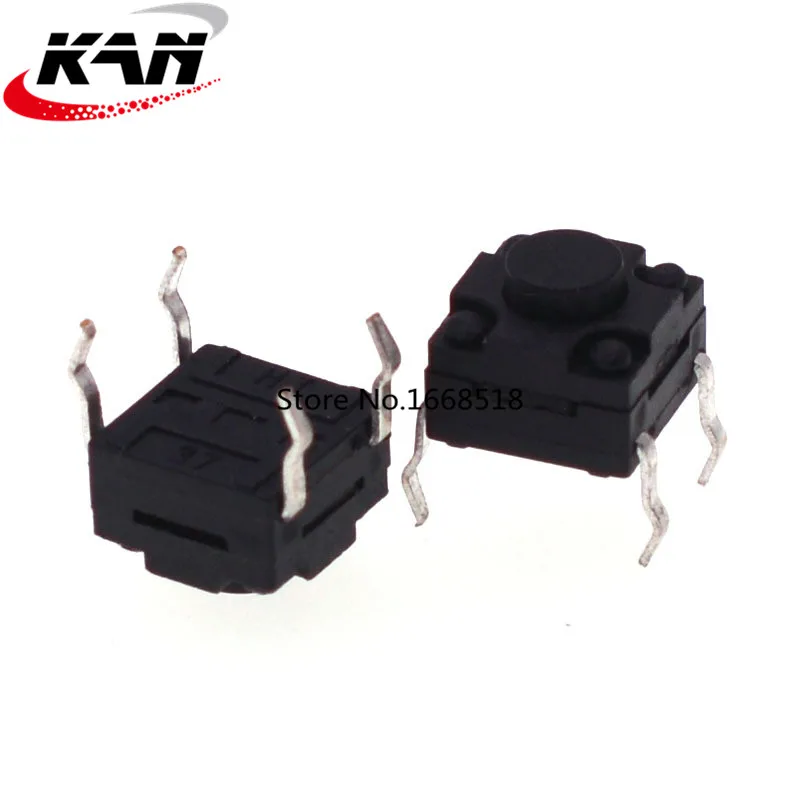 20 шт. 4 контактные 6*6 микро тактовые кнопочные переключатели 6*6*5 мм DIP 6x6x4 3